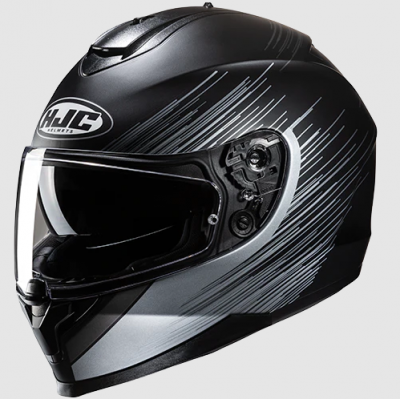 Κράνος μηχανής HJC C70N SWAY BLACK/SILVER